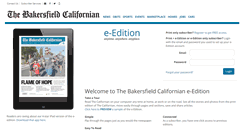 Desktop Screenshot of eedition.bakersfield.com